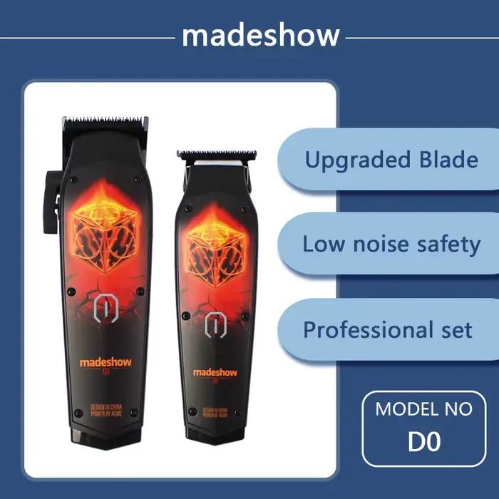 Tondeuse à cheveux professionnelle Madeshow D0 M10 + M11 pour hommes