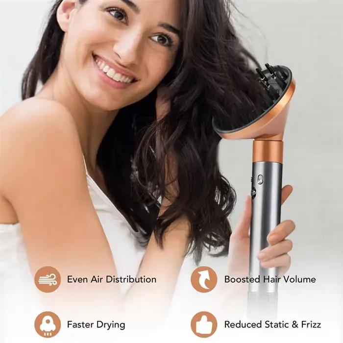 ABUS-accessoires pour sèche-cheveux-grand diffuseur et fixation du flux d'air pour Dyson Airwrap Styler HS01 HS05 HS08 buse A