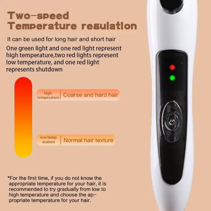 Fer à boucler en laine ultra-fine de qualité européenne - Outil de coiffage pour cheveux secs et humides