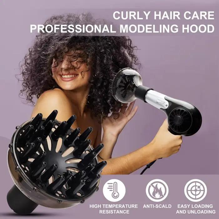 Diffuseur de sèche-cheveux de barbier pour boucles
