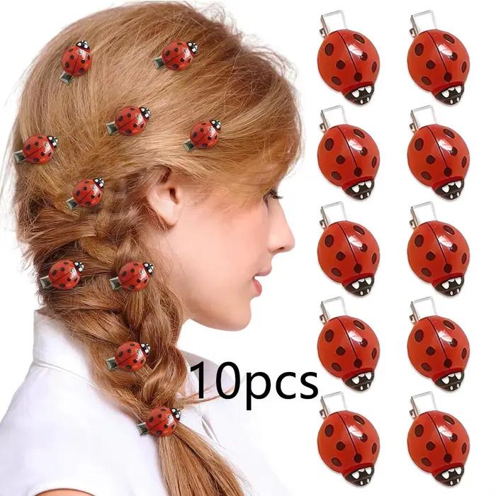 Pinces à cheveux coccinelle 10/20 pièces