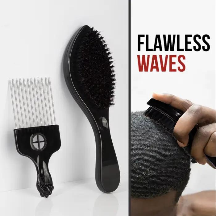 Ensemble de brosses et peignes coiffants puissants