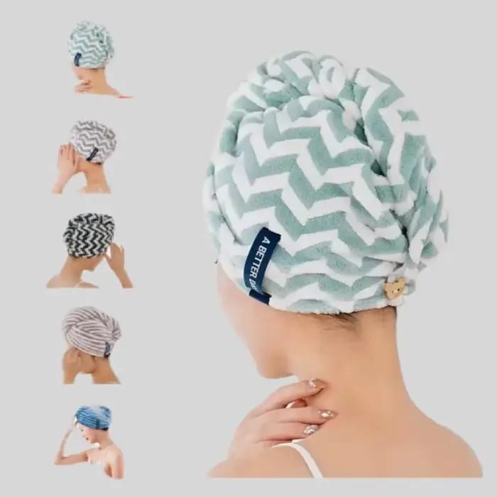 Serviette à séchage rapide pour cheveux