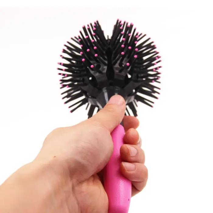 Brosses à cheveux rondes 3D