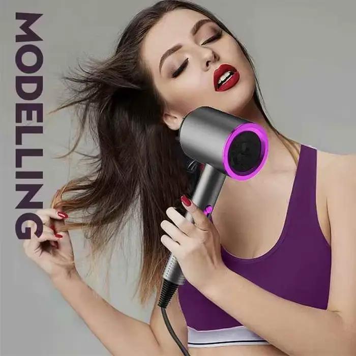 Sèche-cheveux à grande vitesse Salon professionnel maison sèche-linge haute puissance trois vitesses coiffure