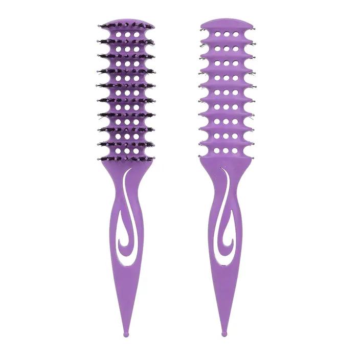 Brosse à cheveux démêlante en poils de Nylon creux