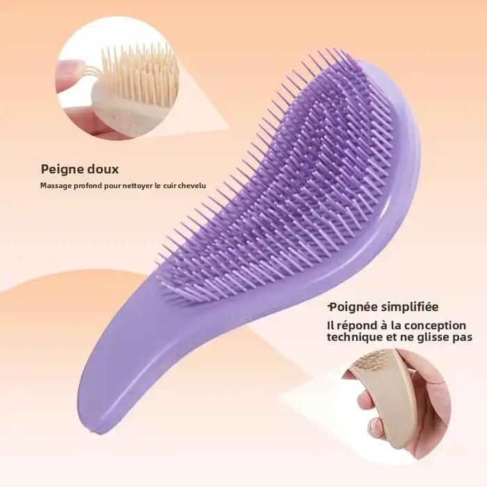 Brosse à cheveux démêlante magique