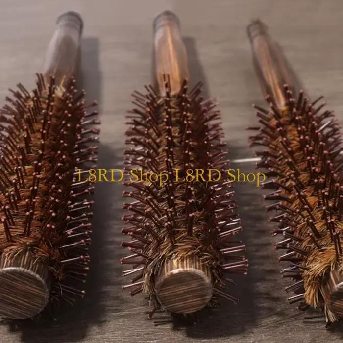L8e sanglier rond brosses aux poils en nylon pour le séchage le curling CHEVEUX CHEURS CHEUR
