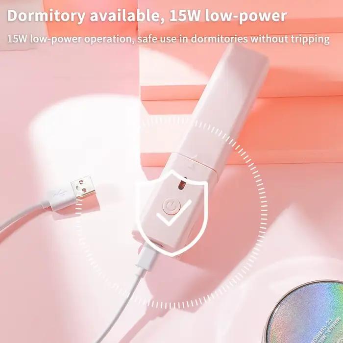 Mini lisseur portable USB mignon pour cheveux raides