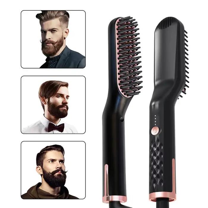 Brosse à lisser les cheveux électrique professionnelle