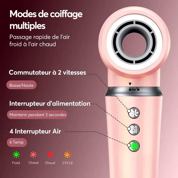 5 en 1 Air Wrap Hair Styler Frizz-Free Auto Wrap Curler