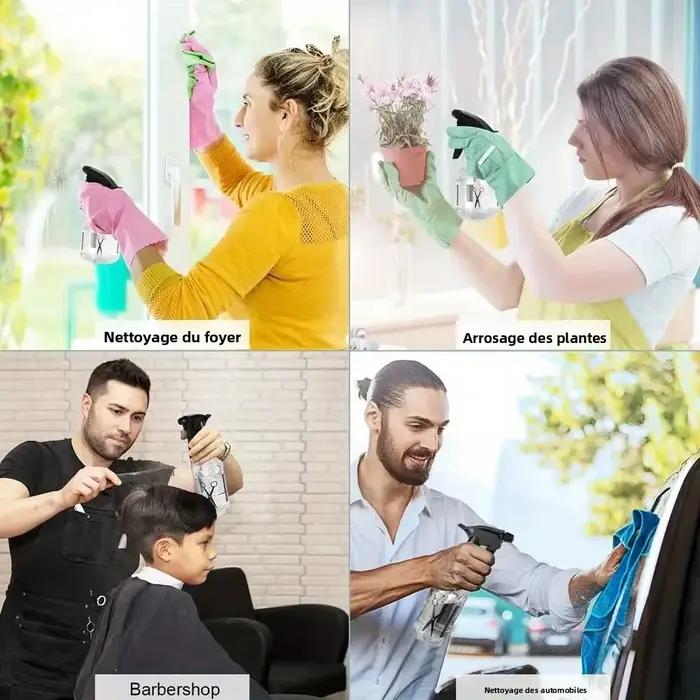WANMEI barbier coiffeur pulvérisateur d'eau ensemble salon de coiffure cou Duster brosse de nettoyage outil