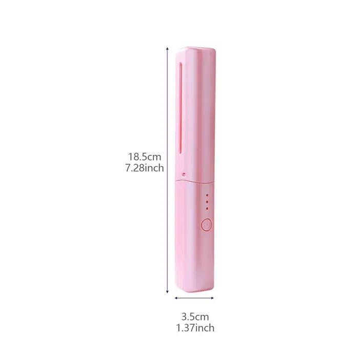 Brosse à lisser les cheveux 110-220V, 3 niveaux, Anti-brûlure, chauffant, sans fil, Rechargeable, peigne chaud, batterie 2000mAh