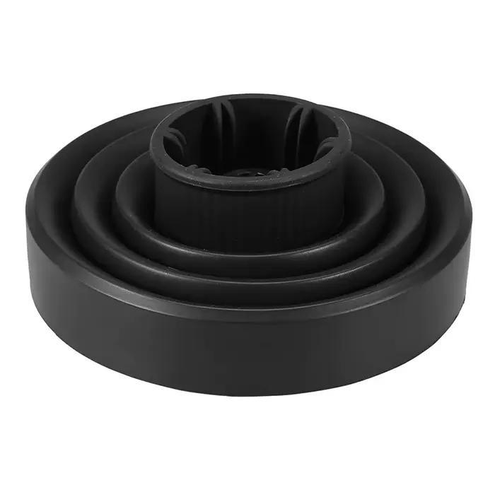 Diffuseur de sèche-cheveux pliable noir, professionnel, portable, léger, qualité salon