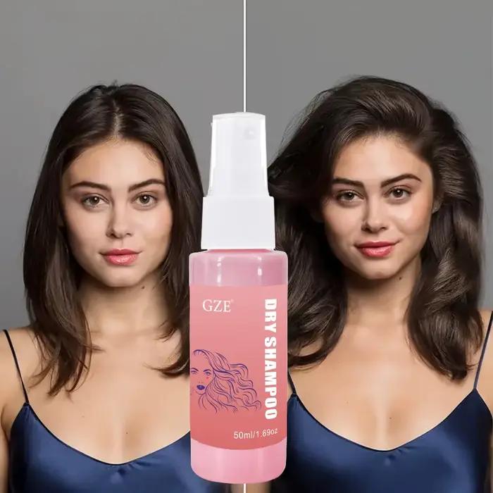 GZE DRY SHAMPOO absorbe instantanément l'huile dans les cheveux contrôle