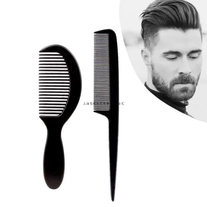 Ensemble d'accessoires de barbier noirs