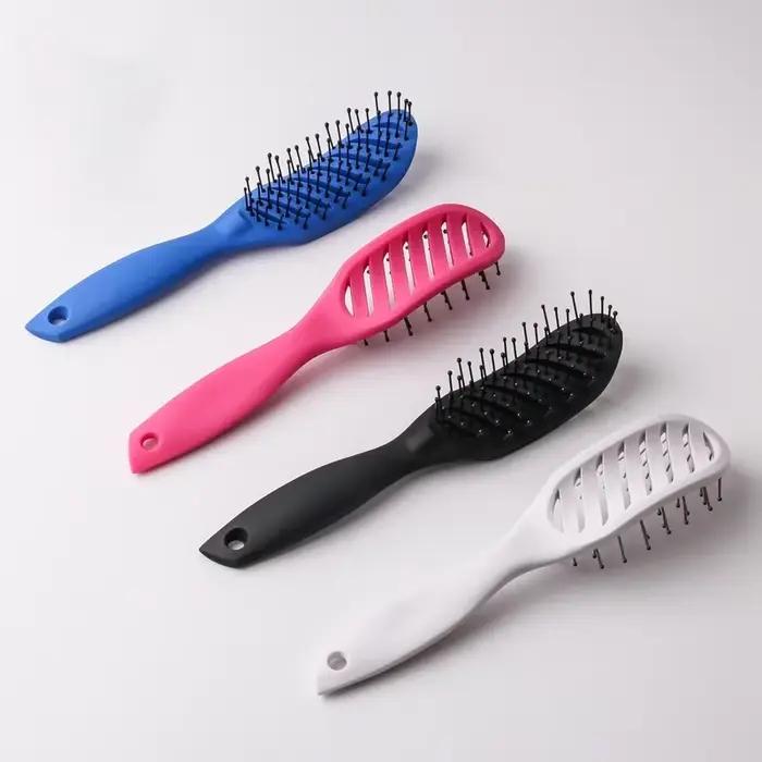 Brosse démêlante 9 rangées pour cheveux raides