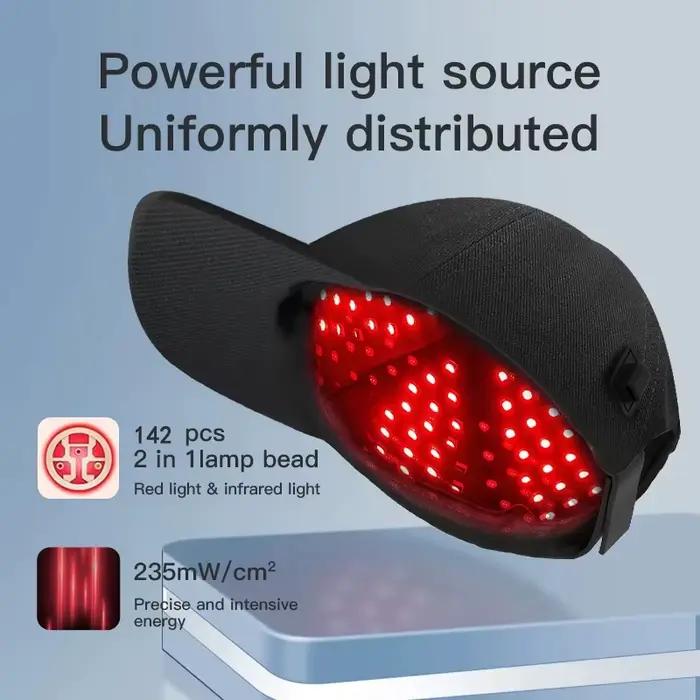 Casque de luminothérapie LED 660nm 940nm pour la repousse des cheveux et le traitement de la perte