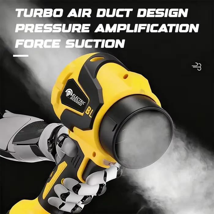Sèche-cheveux électrique déesse sans balais, 3000w, haute puissance, puissant, portable, dépoussiérage et neige, ventilateur Turbo feuille