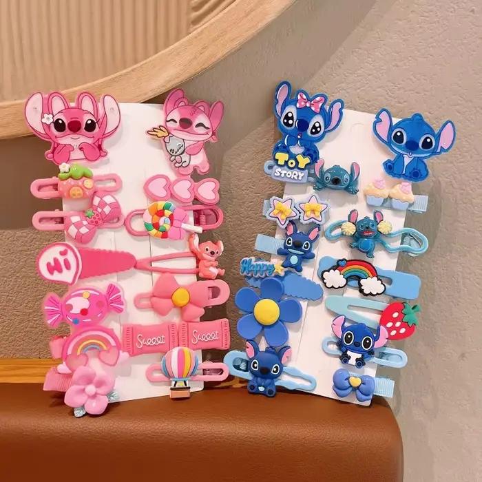 14 pinces à cheveux Disney Stitch pour filles