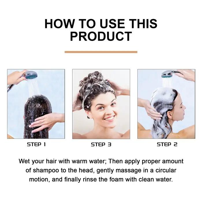 Shampoing à l'extrait naturel de plante