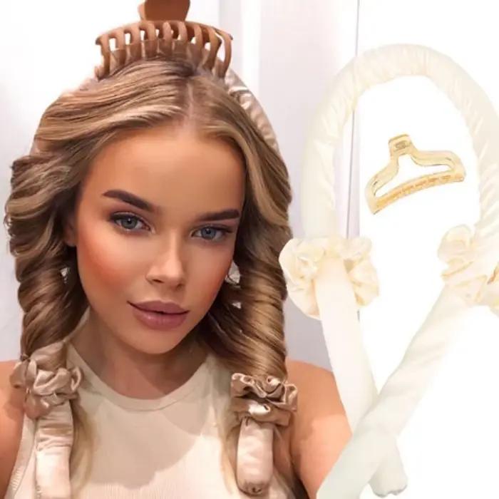 Fer à Friser en Mousse Sans Chaleur pour Coiffure, Outils de Coiffure