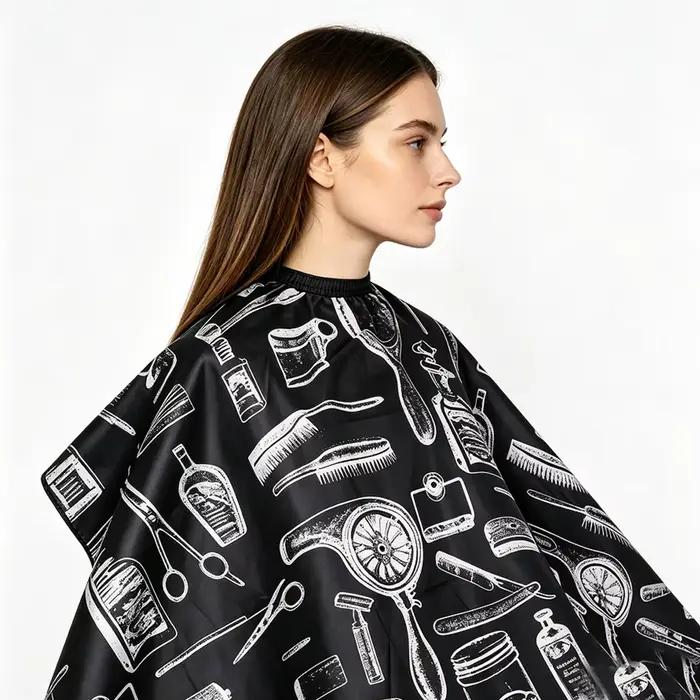 Tablier de coiffure professionnel imperméable