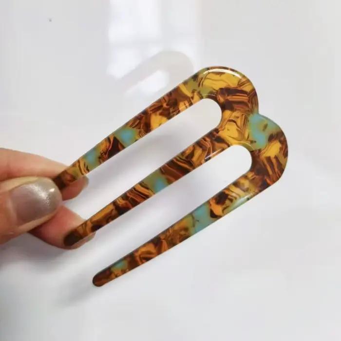 Épingles à cheveux françaises en acrylique tendance