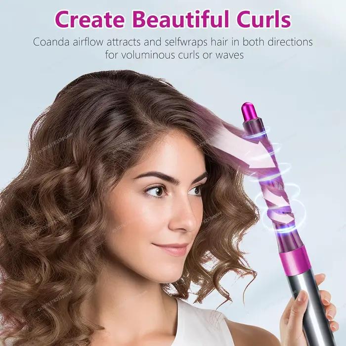 Accessoire de bouclage pour sèche-cheveux automatique