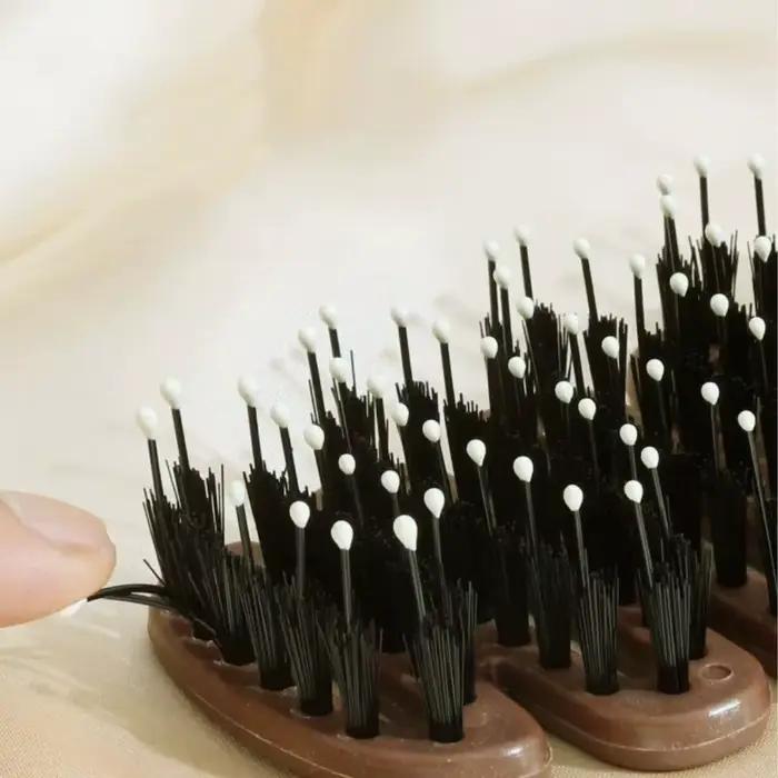 Brosse à cheveux en poils de sanglier naturels