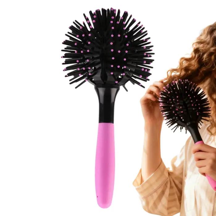 Brosses à cheveux rondes 3D
