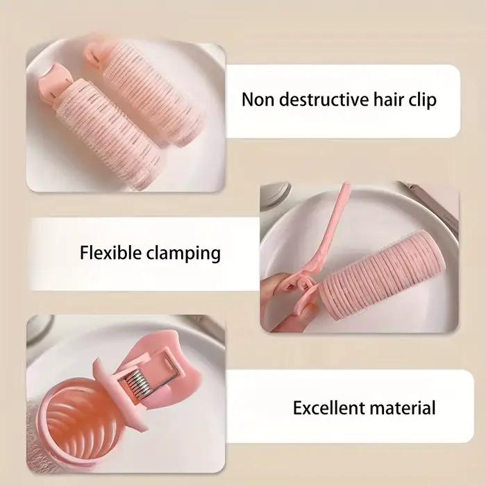 Frange fers à friser rouleaux de cheveux paresseux Clips de coiffure moelleux Air nuit