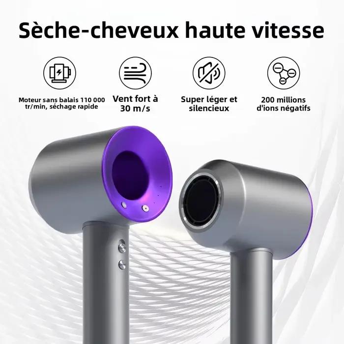 Sèche-cheveux professionnel sans lame à séchage rapide