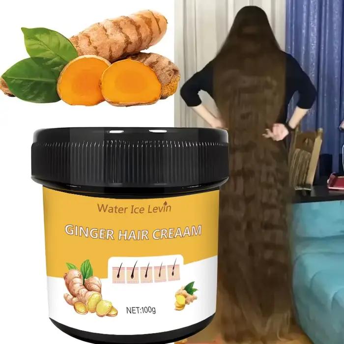 Crème capillaire parfumée au gingembre