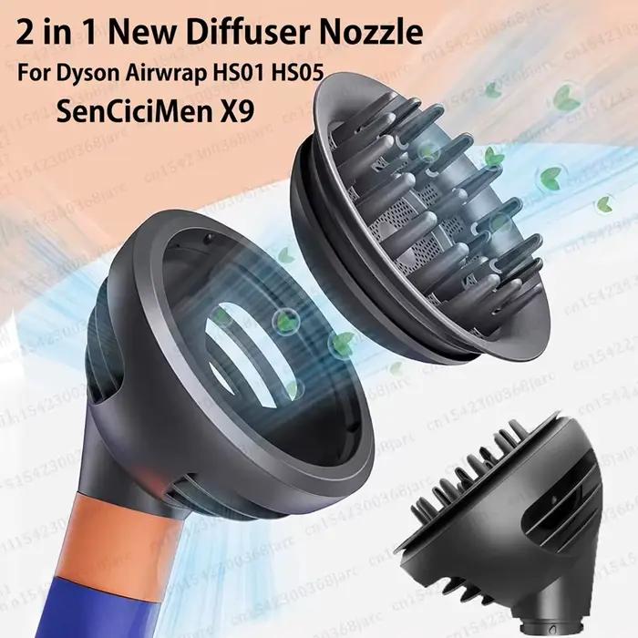 Buse de diffuseur 2 en 1