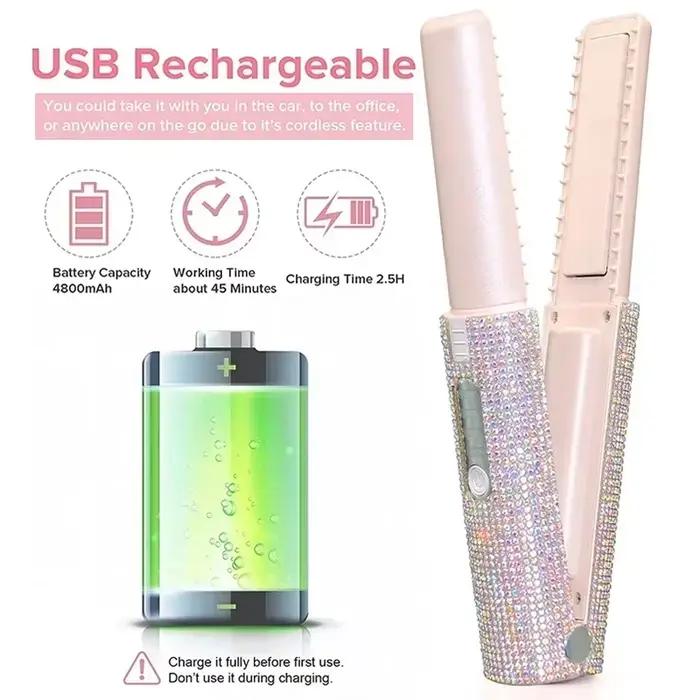 Lisseur électrique USB 2 en 1