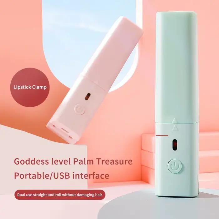 Mini lisseur portable USB mignon pour cheveux raides