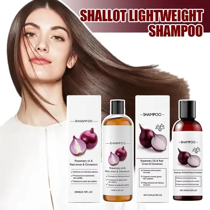 Shampooing Fortifiant à l'Oignon Rouge Contre la Chute des Cheveux