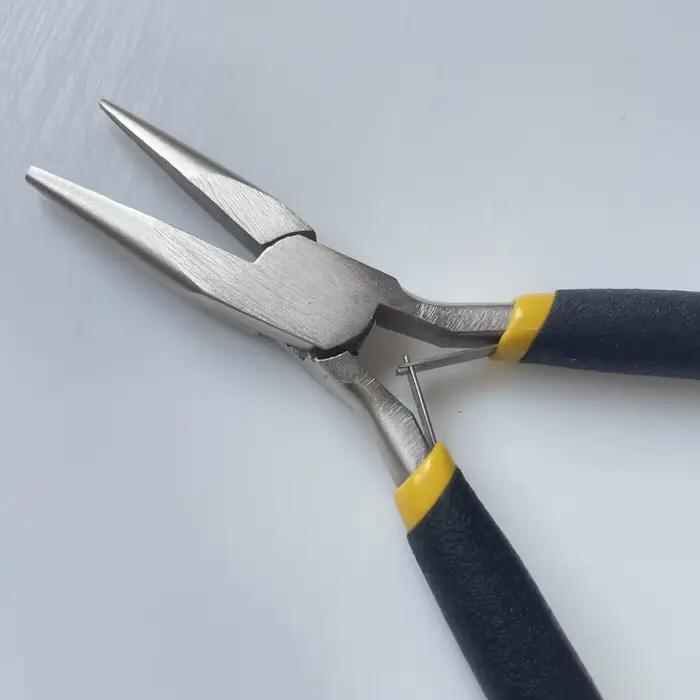 Pince professionnelle d'extension de cheveux en acier à haute teneur en carbone