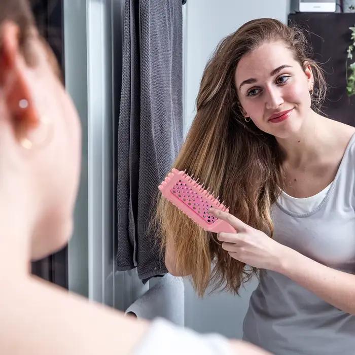 Brosse à cheveux bouclés