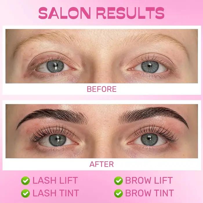 Kit Lomansa Lash Lift et Coloration Noir Intense pour Cils – Tenue Forte 4 Semaines