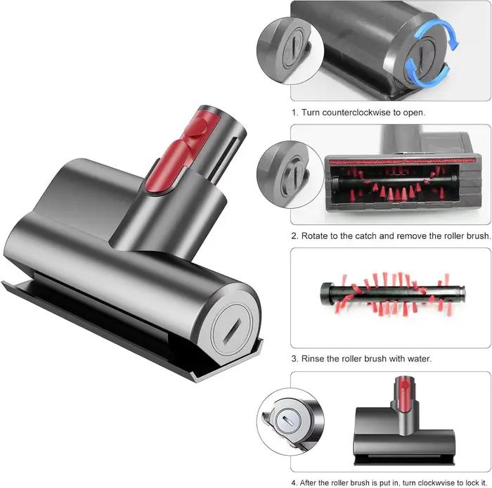 Mini tête de brosse à outil motorisé pour aspirateur sans fil Dyson V7 V8 V10 V11 V15 Gen5