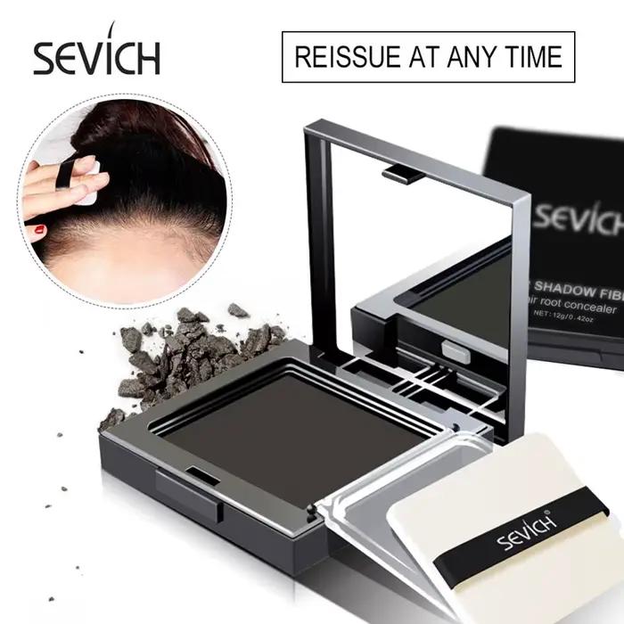 Sevich 12g ombre à cheveux poudre temporaire blanc gris couvrir ligne