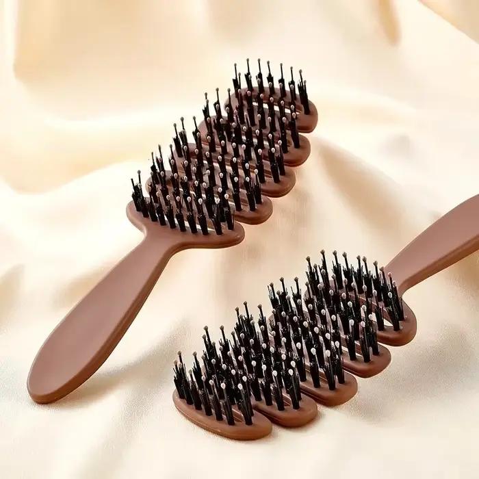 Brosse à cheveux en poils de sanglier