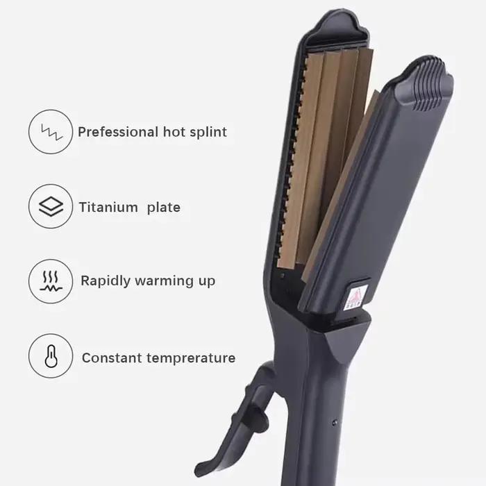 Fer ondulé à 6 dents pour volumiser et coiffures moelleuses