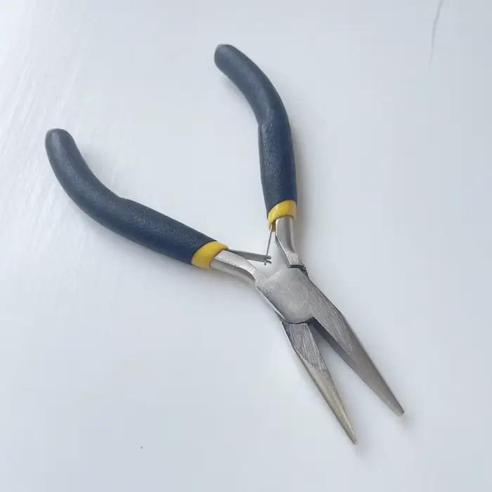 Pince professionnelle d'extension de cheveux en acier à haute teneur en carbone