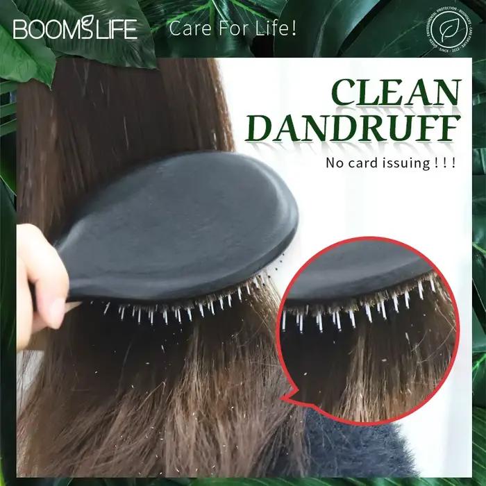 Brosse à cheveux en poils de sanglier pour femmes