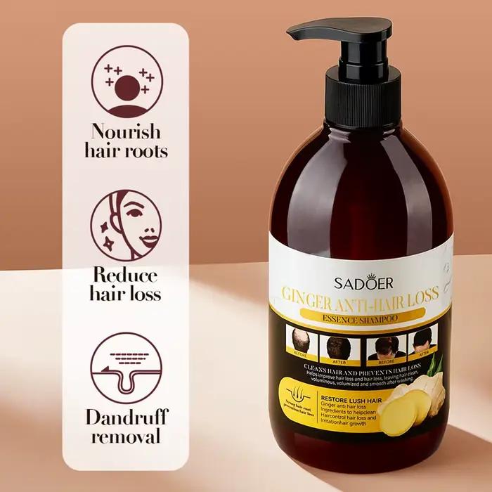 Shampoing Anti-perte de cheveux au gingembre