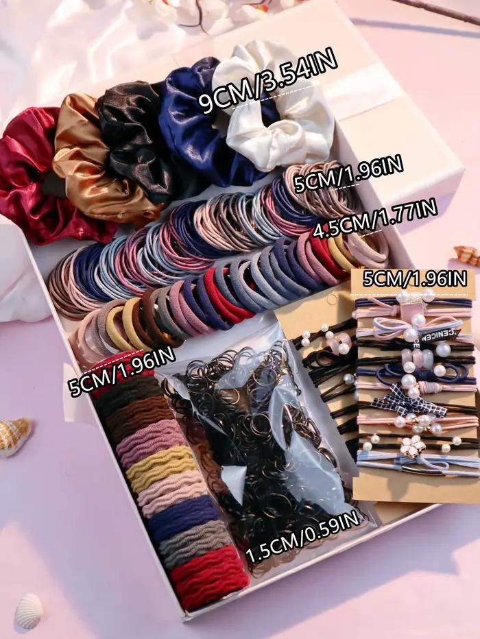 Ensemble d'accessoires pour cheveux foncés pour femmes