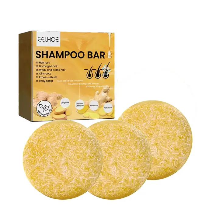 Shampooing solide au gingembre